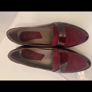 New Earth Bremen Earthies Crinkled Patton Leather Shoes Size 7.5